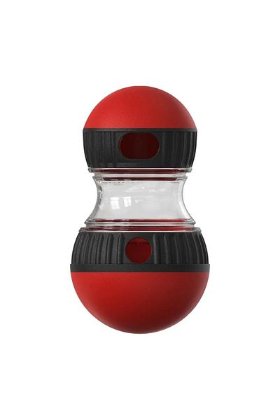 choice2 Red Dog Funnel Ball Toys Slow Food Adjustable Slow Food Puzzle Puppy Toys Avoid Dog Split Home Pet E