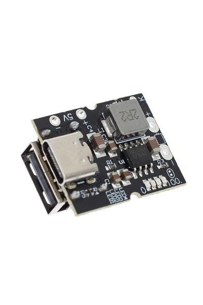 Choice with welding Type-C USB 5V 2A Boost Converter Step-Up Power Module Lithium Battery Charging Protecti
