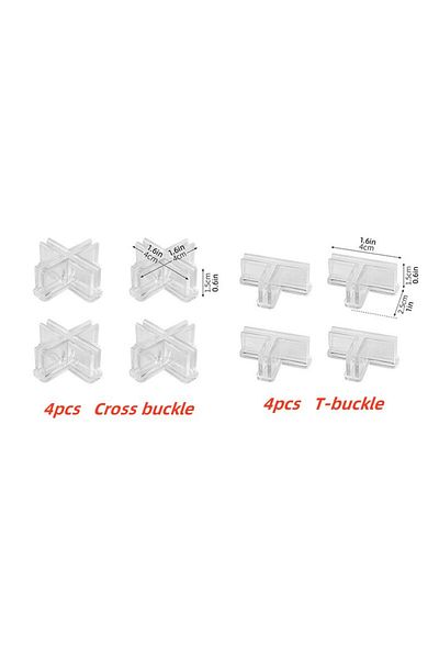 Choice 8pcs Snap fastening Plastic Drawer Organizer Divider, DIY Adjustable Drawer Storage Divider, Separat