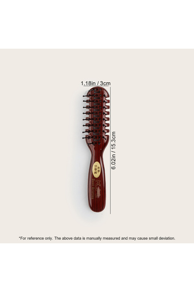 Choice فرشاة صغيرة للشعر المجعد الرطب مجوفة، مشط تدليك فروة الرأس، فرشاة فك تشابك الشعر المضادة للكهرباء الساكنة T