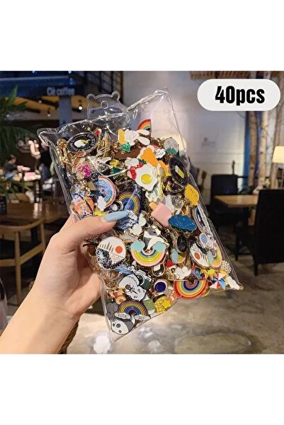 Choice 40 قطعة - دبابيس مينا عشوائية، دبابيس كرتونية لطيفة للأطفال والنساء، م...