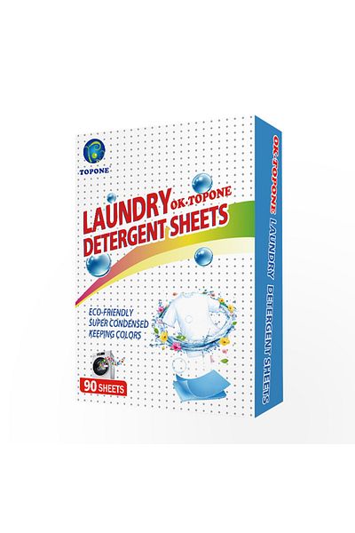 Choice Ivory 90 Pcs Washer Sheets Detergent Laundry Sheets Eco-friendly Laundry Soap No Waste Laundry Deter