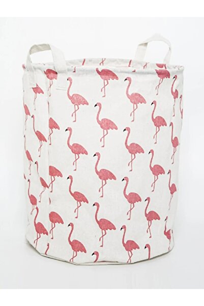 Choice سلة غسيل كبيرة قابلة للطي من بينك فلامنجو، سلة ملابس قائمة بذاتها مع س...