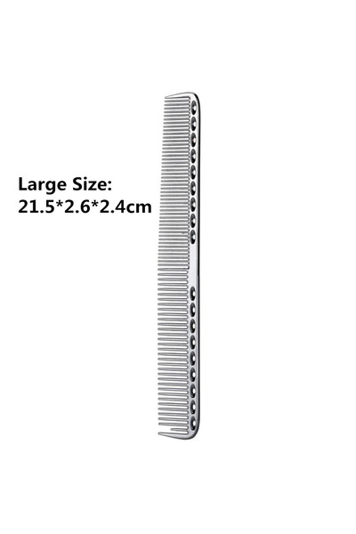 Choice مشط شعر من الألومنيوم ذو مساحة كبيرة فضية، أمشاط احترافية لتصفيف الشعر...