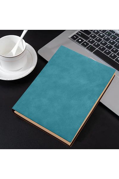 Choice A5 160pages SKY BLUE Thickened A5 Business Pu Notepad Sheepskin Student Stationary Notebook Lined Da