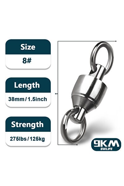 Choice مقاس 8 (275 رطل 38 مم) 9 كم 10 قطع من دوارات محمل كروي دوارة متينة من ...