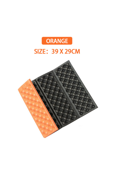 Choice سجادة تخييم خارجية برتقالية مقاومة للرطوبة وقابلة للطي من مادة XPE للم...