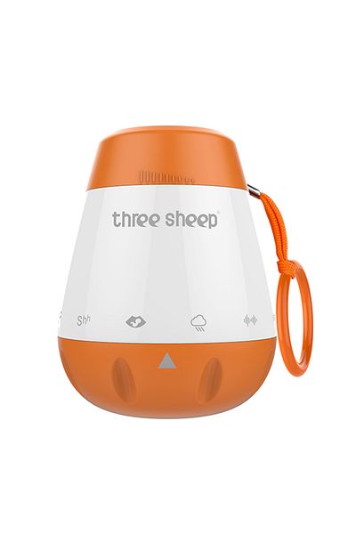 Choice جهاز الضوضاء البيضاء للأطفال من Orange Baby، جهاز استشعار صوتي ذكي، جهاز مساعد لعلاج اضطرابات النوم لدى الأطفال الرضع، جهاز صوت موني