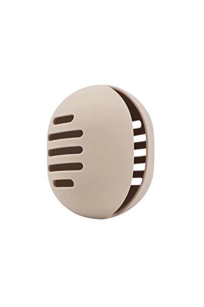 Choice1 حامل إسفنجة مكياج بني اللون، مصنوع من السيليكون الصديق للبيئة، علبة ت...