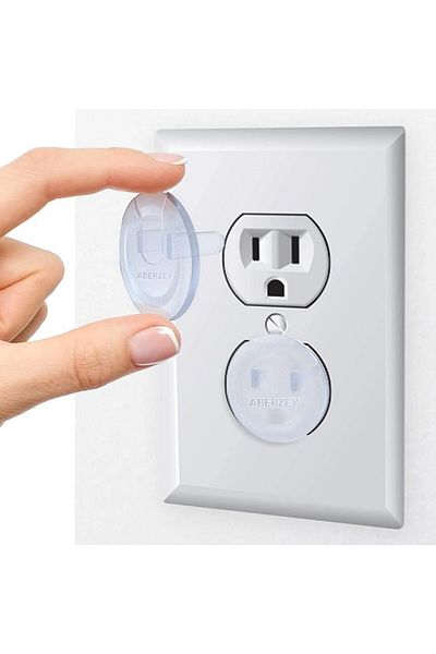 Choice Clear 20pcs American Standard Socket Cover, Clear Color Electrical Outlet Child Proofing