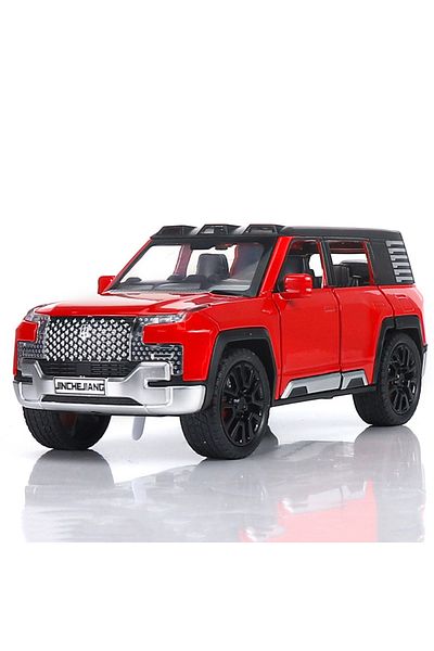 Choice Red 1/32 Alloy Model Cars BYD Look Up Off-road Vehicles Diecasts Model Toy 6 Doors Can Be Opened wit