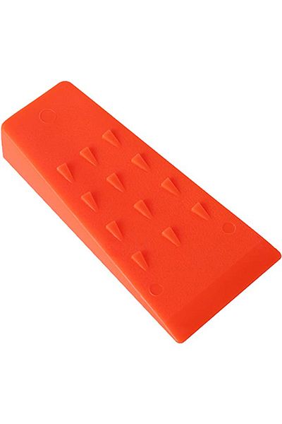 Choice 1Pcs Portable Wedge Orange Plastic Felling Wedge Felled Chock Tree Cutting Wedge Spiked Wedge Woo...
