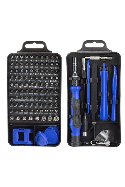 Choice Blue 115 in 1 Precision Screwdriver Set Multifunctional Magnetic Repair Tools Kit for Computer Lapto