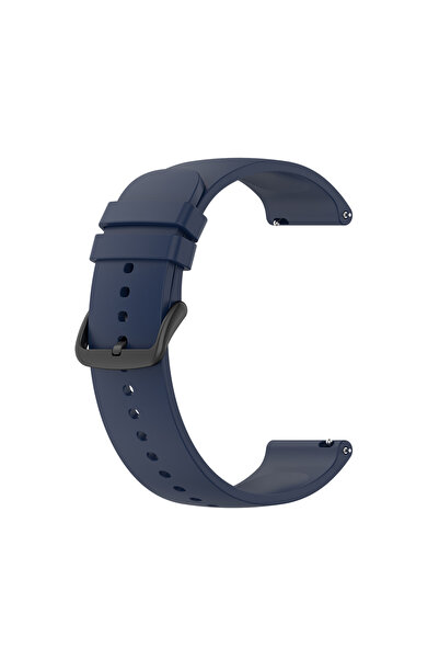 Choice36 حزام سيليكون أزرق بحري 20 ملم لـ Vivoactive 3 5 / Forerunner 245 645...