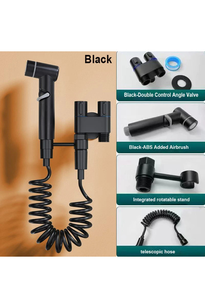 Choice5 بدلة سوداء 2024 بخاخ بيديه يدوي جديد للمرحاض، بخاخ صغير محمول لصنبور ...