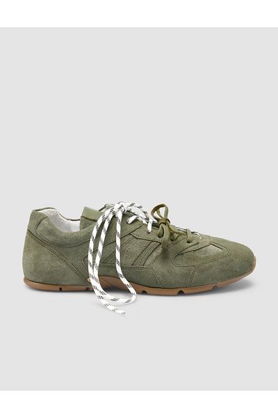 Cabani 100% Genuine Leather Khaki Women's Sneaker