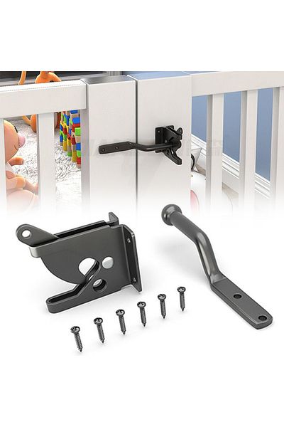 Choice Auto Gate Latch With Bolt For Pasture Garden Fence Farm Gate Carbon Steel Automatic Slam Catch G...