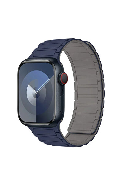 Choice 42 مم 44 مم 45 مم 49 مم 16 حلقة مغناطيسية بلون النيلي لأشرطة الساعة 44...