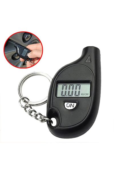 Choice Mini Keychain Style Tire Gauge Digital Lcd Display Car Tire Air Pressure Tester Meter Auto Car Mo...
