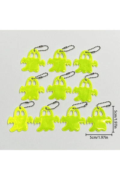 Choice Ghost 10PCS Basketball Reflective Keychains Outdoor Night Safety Stars...