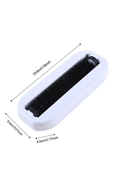 Choice white Carpet Dust Brush Plastic Bedside Table Crumb Sweeper Pet Hair F...