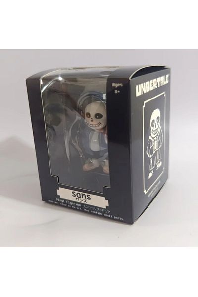 BANDAI with box 01 Undertale Sans Flowey PVC Action Figures Toys