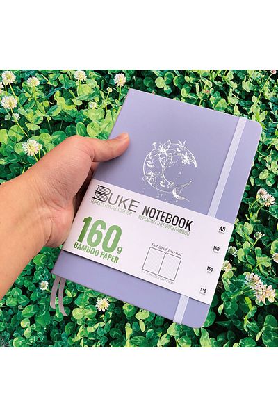 Choice 160gsm bamboo paper Moon 160gsm bamboo paper watercolor journal dotted notebook supper white pages d
