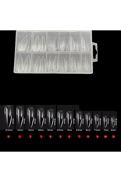 Choice 120 قطعة من أظافر Dwater 120 قطعة أظافر صناعية شبه مصقولة شفافة أطراف ...