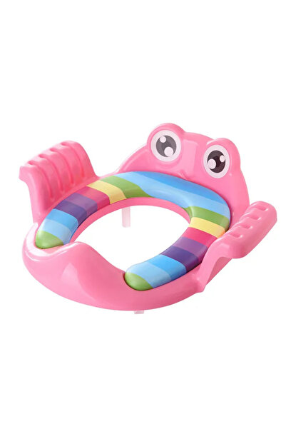 Choice مقعد تدريب على استخدام المرحاض للأطفال باللون الوردي مع سلم ومقعد تدري...