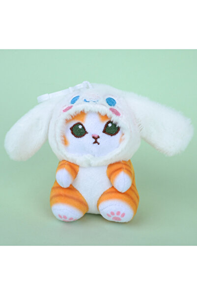 Choice4 حقيبة ألعاب قطيفة على شكل دمية قطة لطيفة على شكل قطة يابانية لطيفة مق...