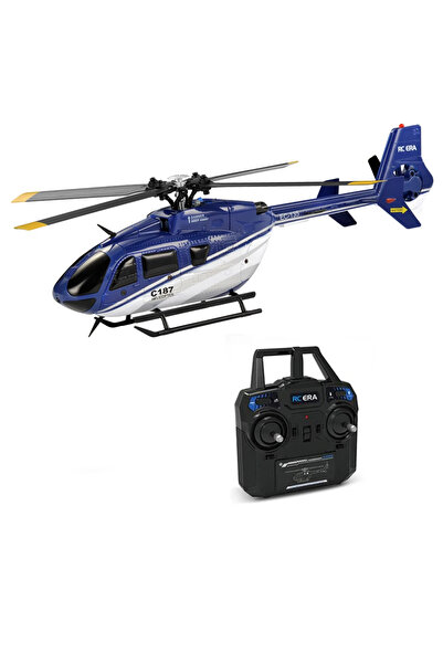 Choice طائرة C187 RTF RC ERA C187 EC135 بمقياس 4 قنوات RC، مزودة بنظام تثبيت ...