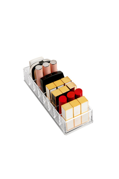 Choice صندوق تخزين مستحضرات التجميل باللون الأبيض، صندوق تخزين البودرة، رف أح...