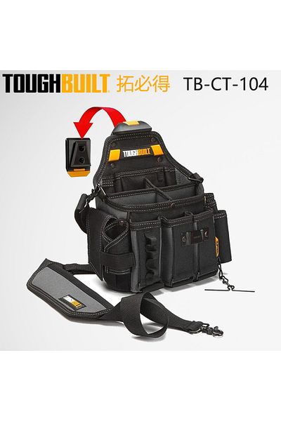 Choice TB-CT-104 TOUGHBUILT TB-CT-104 Extra Large Tool Kit Electrician Special With Shoulder Straps Belt Bu