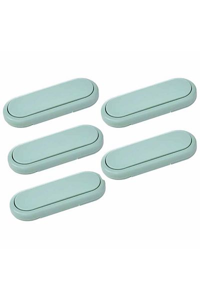 Choice green-5pcs 1/3/5pcs Child Safety Lock Multifunctional Punch-free Drawer Refrigerator Locks Baby Prot