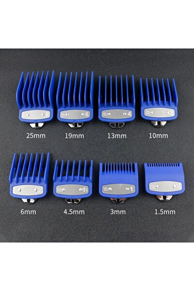Choice Blue 8pcs/set Professional Barber Hair Clipper Guide Combs For Wahl Tr...