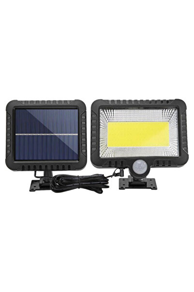 Choice 100 مصباح LED 3 أوضاع 160 مصباح LED يعمل بالطاقة الشمسية مصباح حائطي مقاوم للماء في الهواء الطلق مزود بحساس حركة لإضاءة الحدائق