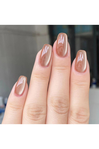 Choice JP3091 24 قطعة/مجموعة أظافر صناعية على شكل عيون قطة للنساء والفتيات با...