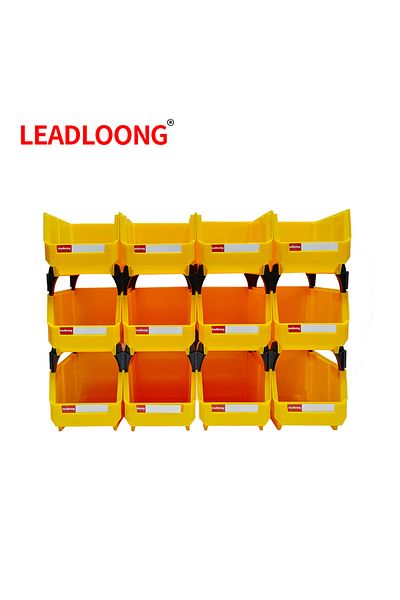 Choice Yellow 12pcs LEADLOONG V2 Part Bin 12pcs 8 x5x4in/20*13*11cm Sundries Tool Organizer Box Suitable Fo