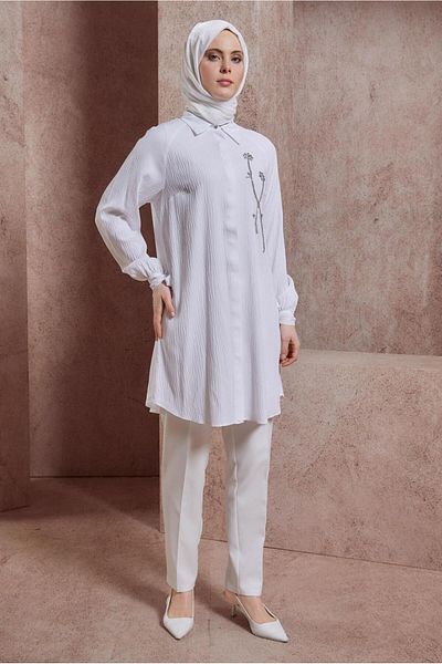 Alvina STONE PRINTED TUNIC 43921
