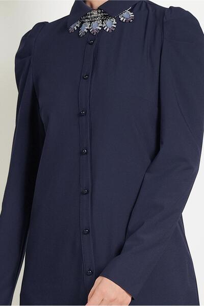 Alvina Classic Cut Button Tunic 40454