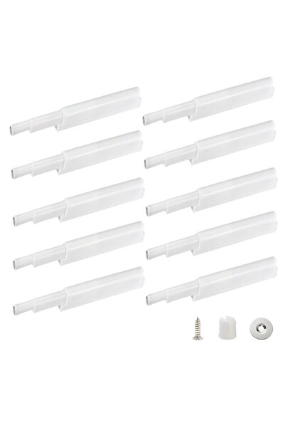 Choice 10PCS-White 5/10Pcs Magnetic Push Latches for Cabinets Push to Open Ca...