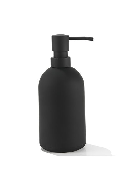 Choice موزع صابون لليدين أسود غير لامع سعة 480 مل للحمام وأسطح المطبخ - سعة ك...