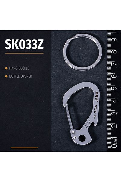 Choice SK033Z SANRENMU Multi-Functional Family Car Key Ring Stainless Steel Creative Men Hanging Waist Chai