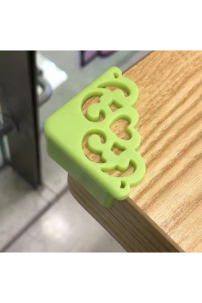 Choice Green 4Pcs/lot Hollow Out Flower Pattern Soft Baby Safe Corner Protector Baby Kids Table Desk Corner