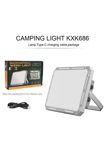 ESMARTER KXK-686 LED Camping Tent Light Rechargeable Searchlight High Power Outdoor Emergency Lighting Waterp