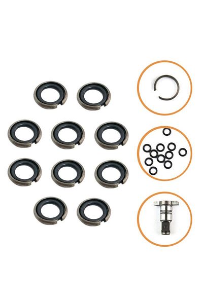 Choice 30pcs 30pcs Impact Wrench Socket Snap Retainer Rings Replacement Retaining Ring Clip with O-Ring