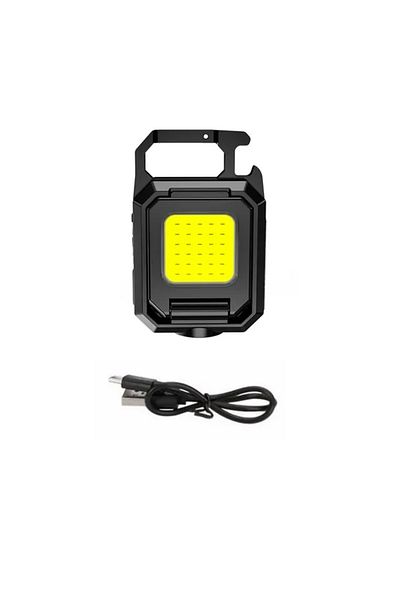 Choice 1PC Mini Keychain Light 1000LM COB LED XPE Pocket Work Light USB Rechargeable Flashlight IPX4 Waterp
