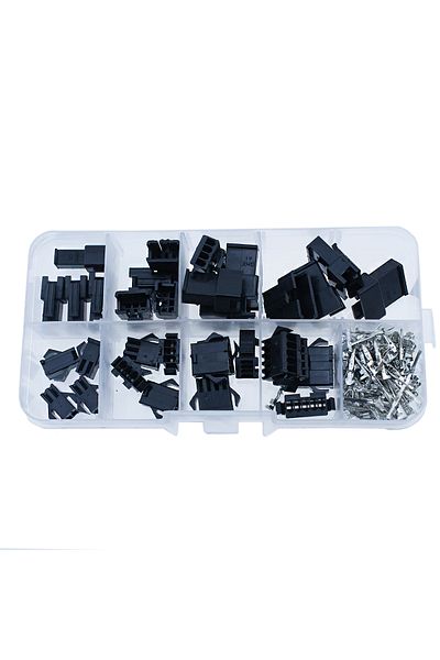 Choice 200pcs 2.54mm Pitch 2/3/4/5pin Jst Sm Connectors Male And Female Header Plug Housing Pin Connecto...