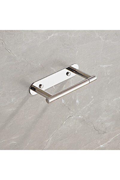 Choice Chrome color 304 stainless steel toilet paper holder can be non punche...