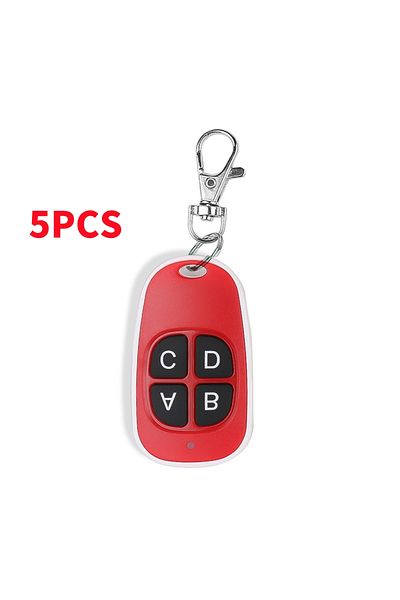 Choice 5PCS Red 10/5pcs Wireless Copy Remote Control 433MHz Electric Garage Door Opener Remote Control Dupl